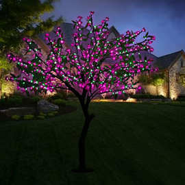 厂家直销樱花树造型灯 公园广场LED发光装饰灯户外仿真树景观灯