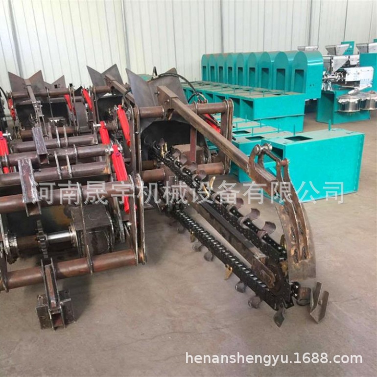 双链条开沟机果园大棚开深沟机器 路沿石开沟设备多少钱