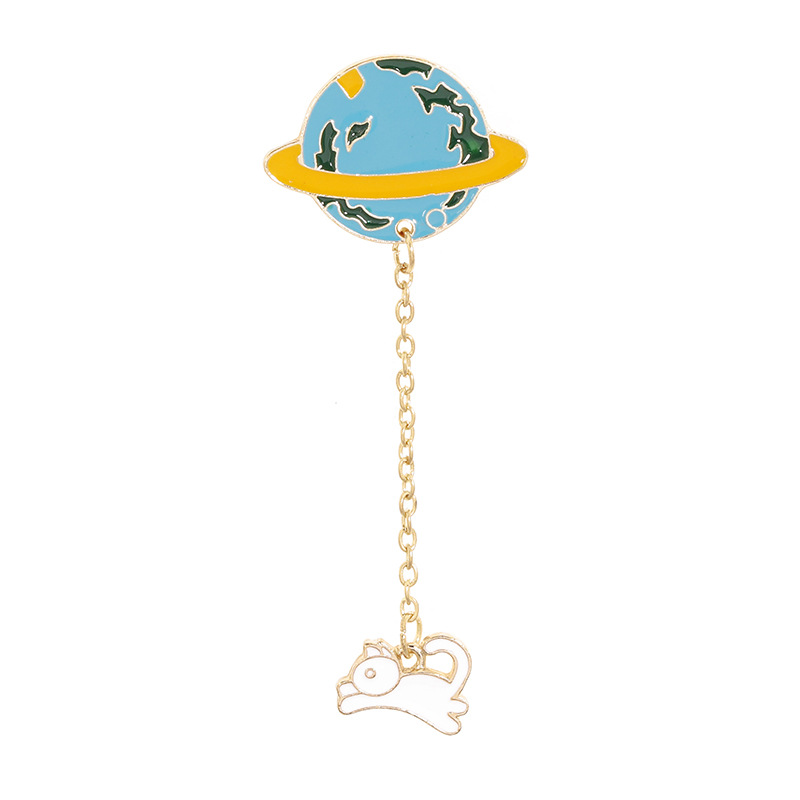 Fashion Cartoon Universe Starry Sky Series Brooch Set display picture 3