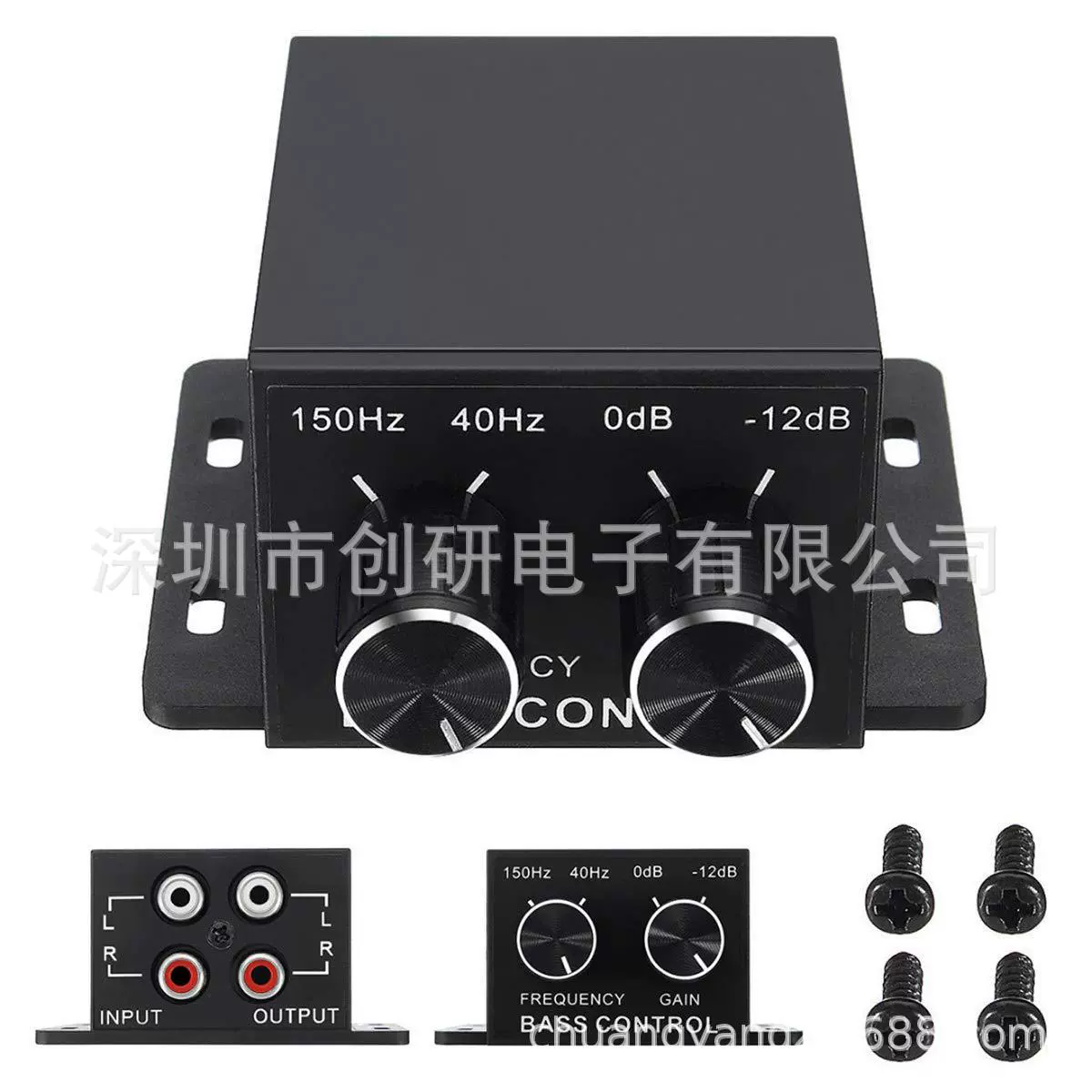 通用汽车功放喇叭低音控制器调节器高品质汽车改装用品出口SGC200