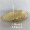 Old bamboo root fruit plate dry fruit snack dish Bamboo root carving basin house handmade fruit basket special dish dish melon seed plate