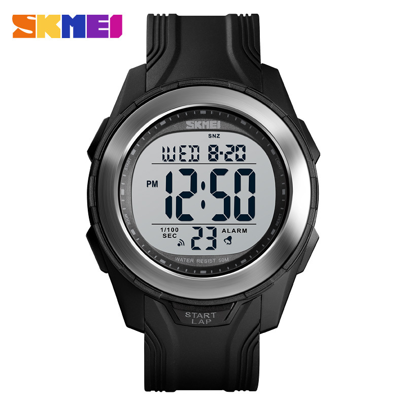 Skmei estudiante deportes al aire libre pantalla digital reloj electrónico moda retroiluminación pareja nuevo reloj electrónico impermeable 1503