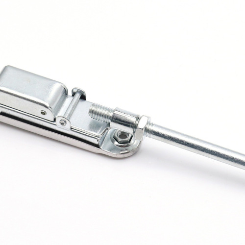 Seat belt long pole double door fixed 8-inch central control concealed spring heaven and earth door bolt fireproof stainless steel 304 latch