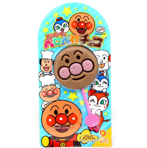Japanese purchasing agent Fujiya Anpanman single bar milk chocolate bar children's chocolate lollipop snacks
