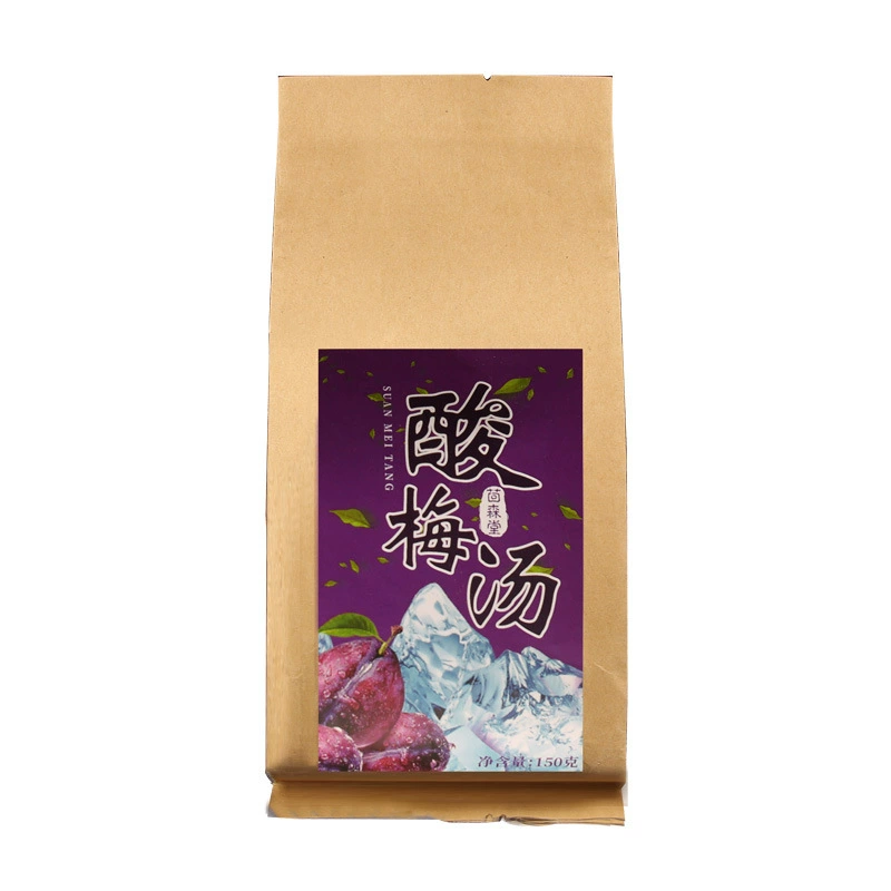 Sour plum soup old Beijing black plum soup osmanthus sour plum juice OEM OEM processing black plum soup raw material package