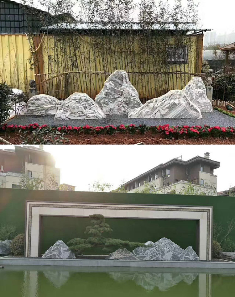 山水石造景摆放顺序,鱼缸山水石造景,石头造景怎么摆放_大山谷图库