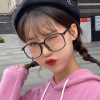 new pattern Retro Metal Set Eyeglass frame face without makeup fashion Plain glasses myopia Spectacle frame