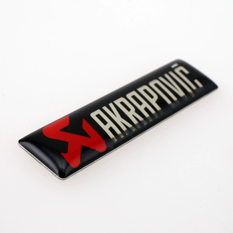 Производитель поставляет Scorpio модифицированные персонализированные автомобильные наклейки AKRAPOVIC автомобильный металлический логотип автомобиля оптом водонепроницаемый
