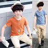 2019 Summer style Children&#39;s short-sleeved t-shirt CUHK Boy pure cotton T-shirt T-shirts Base coat A generation of fat