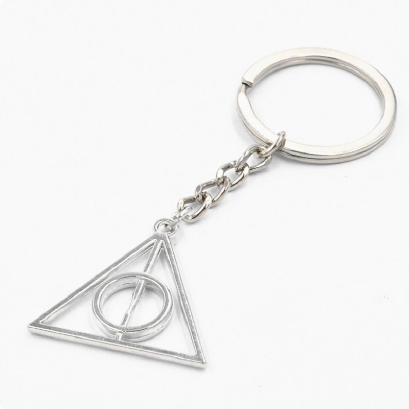 Movie surrounding jewelry Harry and Death Holy Instrument La Na Triangle Pendant Key Bink wholesale