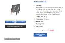 KEYSTONE ELECTRONICS  637 O AAA AA N A23 늳؏Ƭ 늳