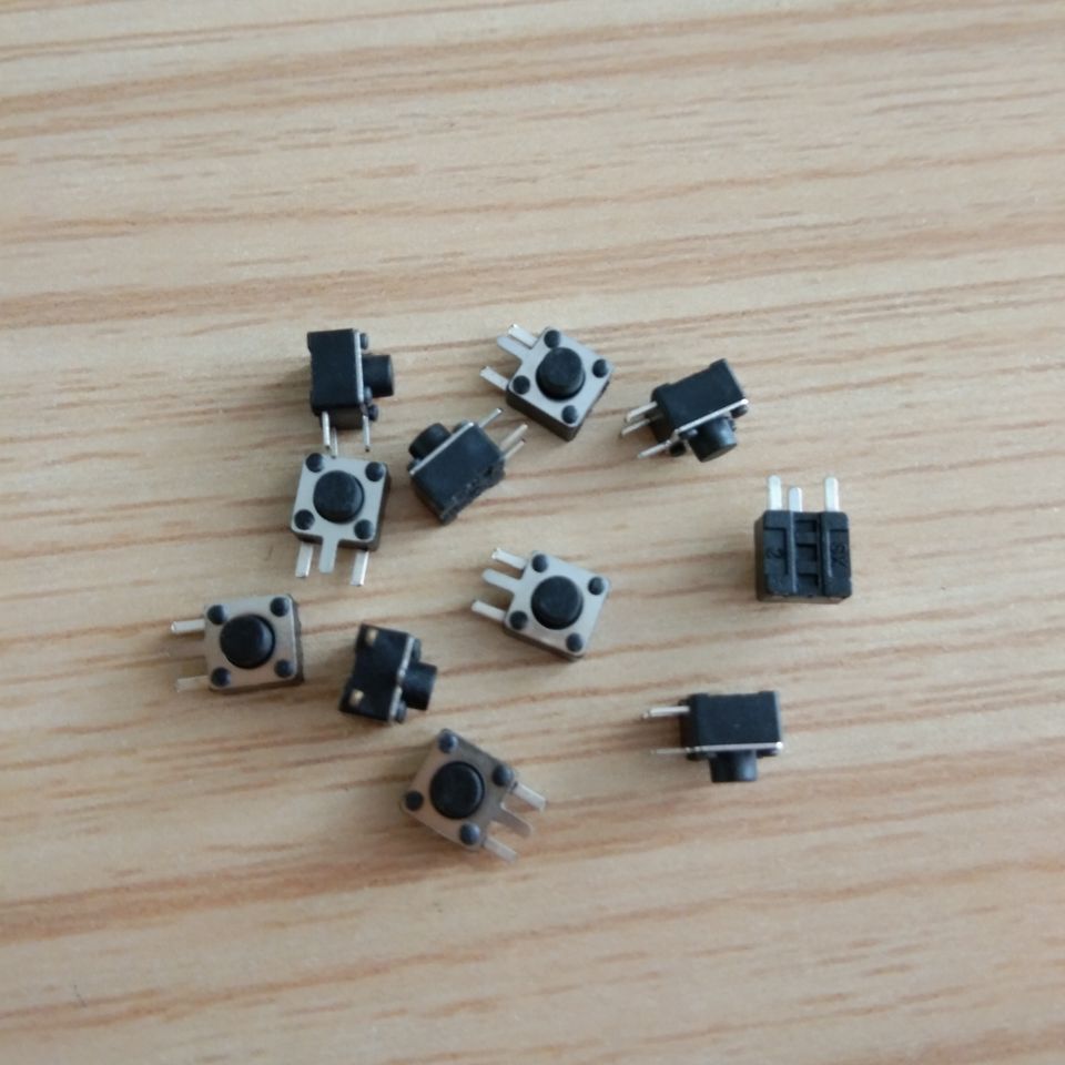 供应轻触开关 4.5*4.5*3.8边三脚开关  4.5*4.5系列开关