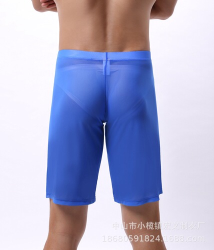 Sexy underwear for men and women, mesh mid-pants, low-waisted, hollow sailor, breathable and sexy