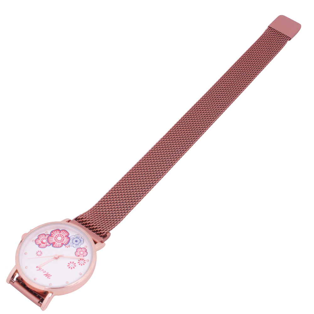 Commerce Extérieur Populaire Style Aimant Montre Coréenne Style National De Femmes Quartz Montre Tempérament Milan Sangle Montre En Stock En Gros display picture 2