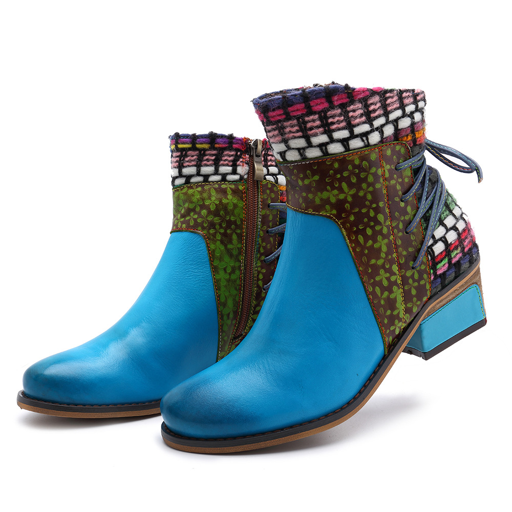 Bottes femme en En cuir - Ref 3354266 Image 4