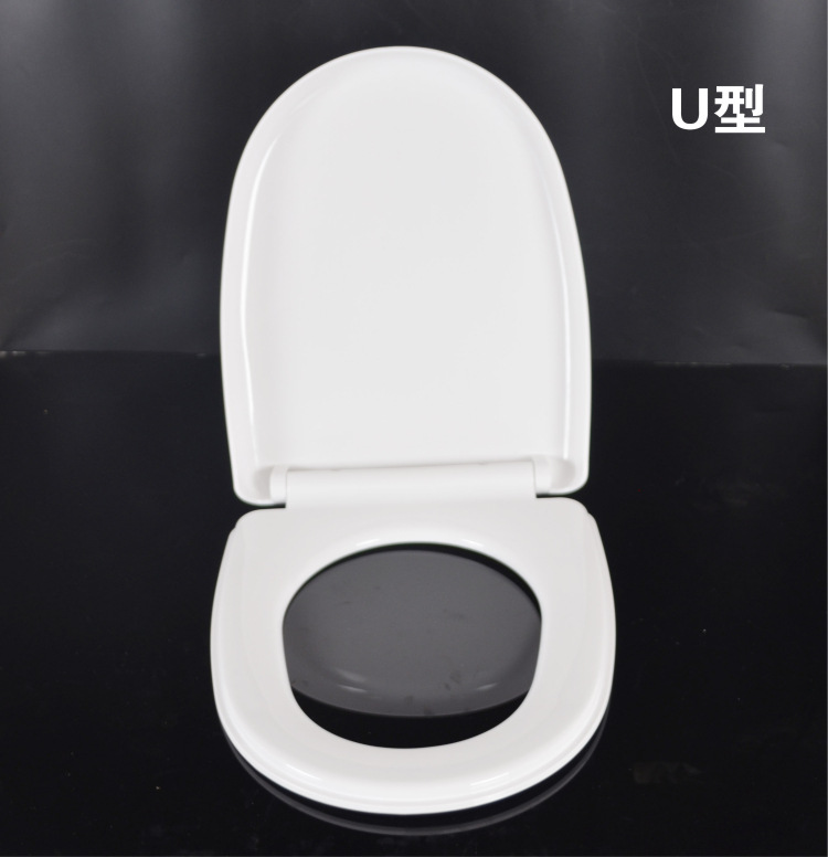 One-button toilet seat cover, universal thickened toilet seat cover, old-fashioned household flush toilet seat cover, toilet accessories undefined