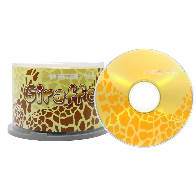 R-铼 CD-R пустой передатчик Ritek олень рисунок CD CD 700МБ 80мин50 таблеток