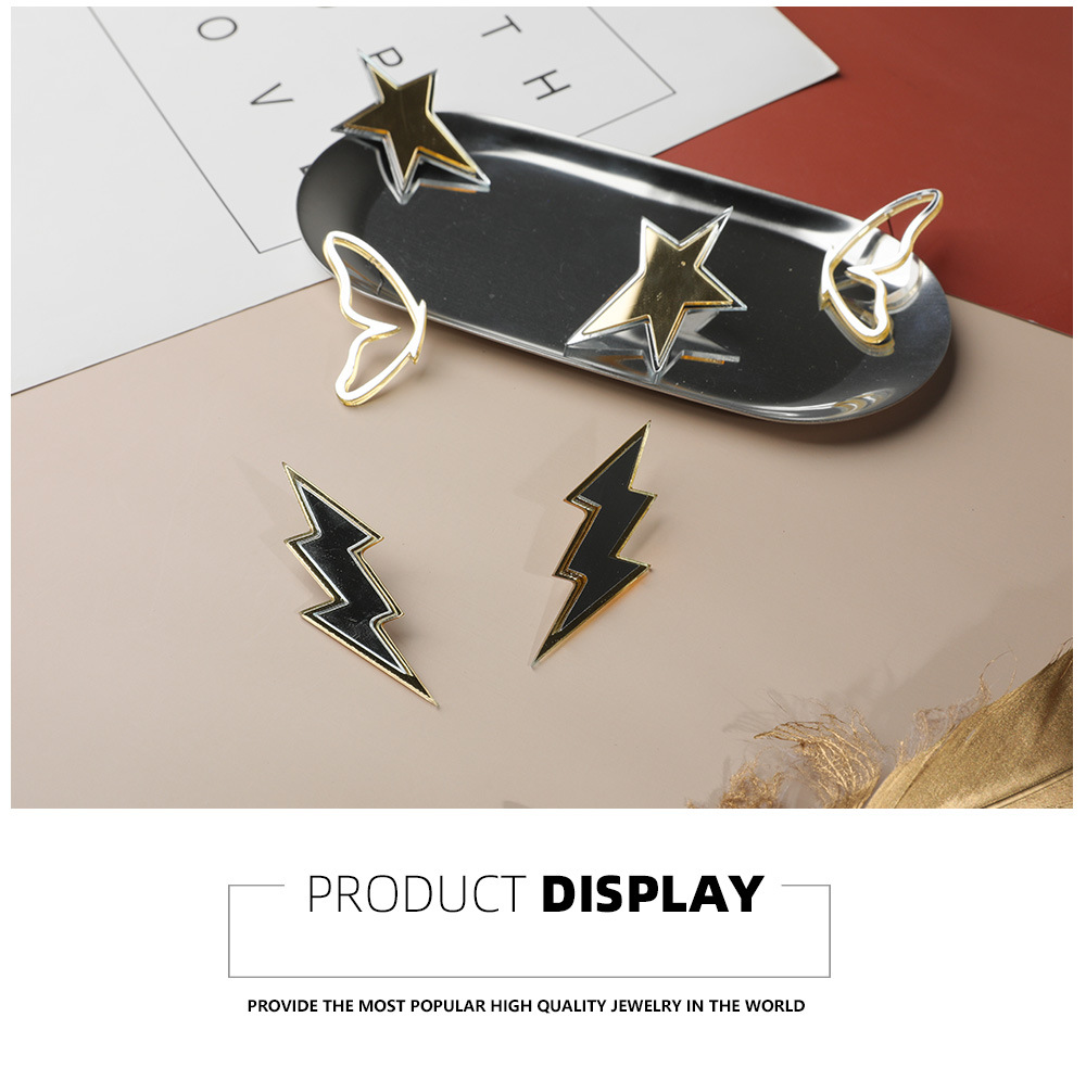 Star Earrings Femininity Butterfly Lightning display picture 4