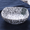 Snowflake porcelain Japanese -style and wind cupware underglaze ceramic discs home vegetable dishes mustard dish snack dish