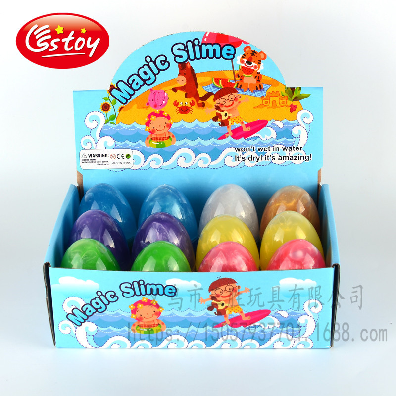 Egg color crystal mud