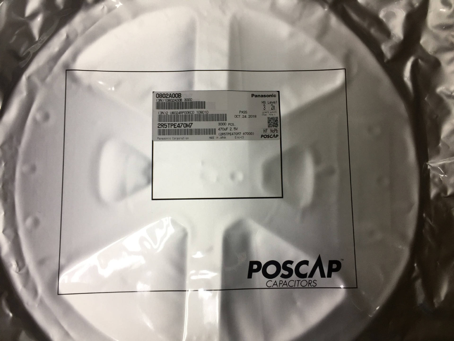 现货供应POSCAP固体钽电容2R5TPE470M7