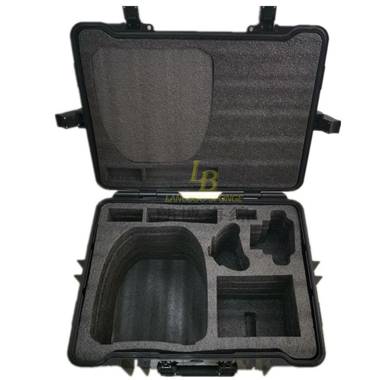 厂家定制箱包内衬珍珠棉黑色珍珠棉保护盒内衬EPE工具箱泡沫内衬