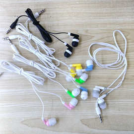 手机音乐耳机MP3/MP4耳机电脑耳塞 MP3MP4彩色糖果库存耳机入耳式