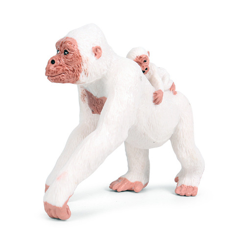 Cross-border children's cognitive solid static simulation wild animal model back orangutan monkey model toy ornaments