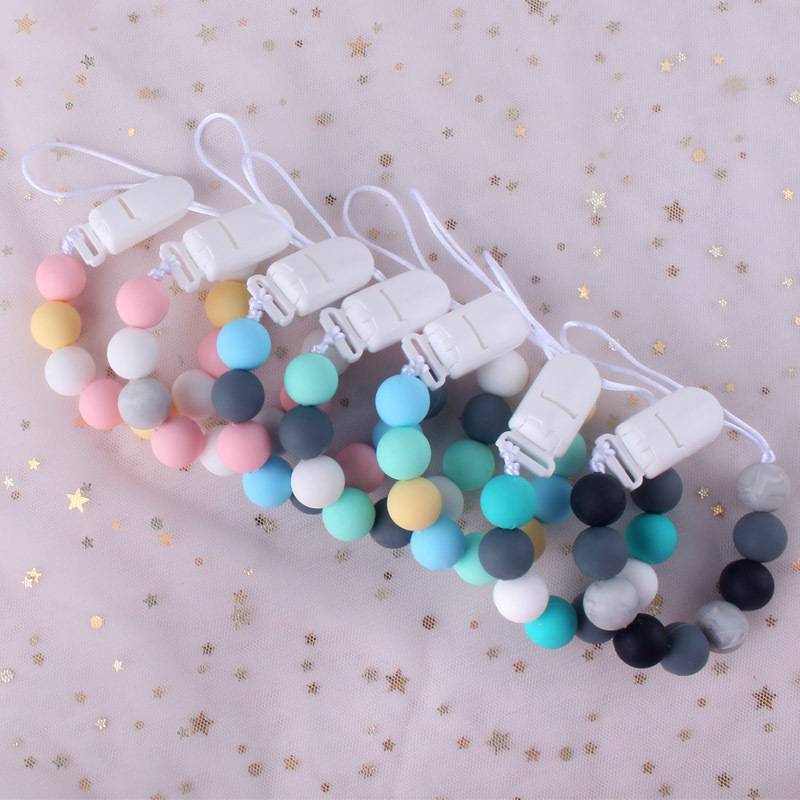 Bebé chupete cadena chupete cuerda mordedor de silicona anti-cadena suministros maternos e infantiles Comercio exterior AliExpress Nuevo