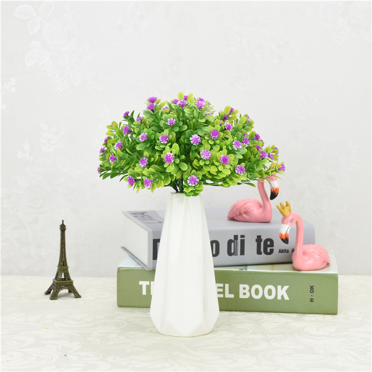 单枝水草满天星米兰果子仿真草植物绿景装饰桌面盆栽假花拍摄道具 阿里巴巴