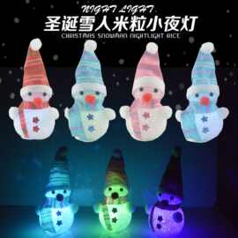 圣诞节发光雪人灯饰夜灯老人灯饰商场酒店摆件装饰品圣诞场景布置