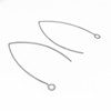 304/316 Stainless steel gold V -shaped ear hook geometric round line V -shaped ear hook jewelry DIY jewelry accessories