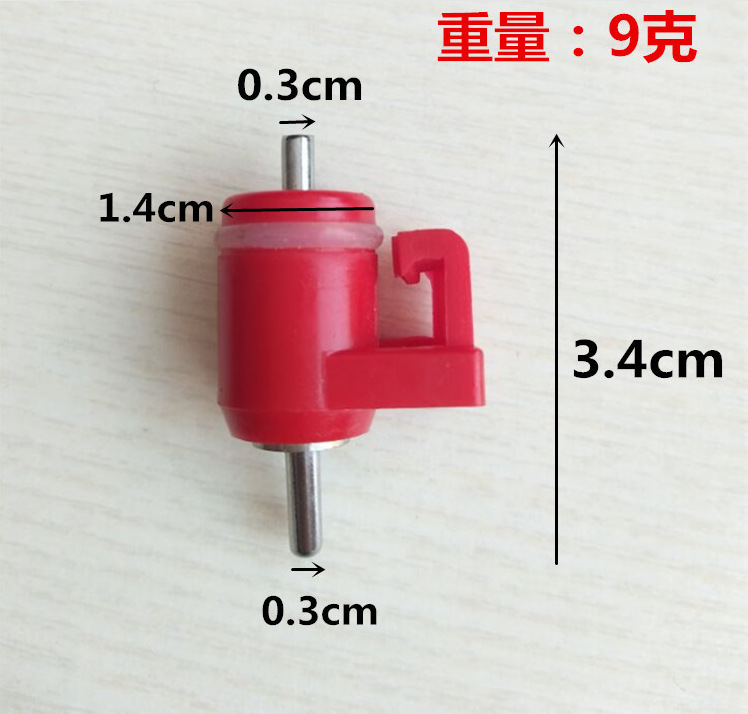 Bola de acero automático bebedor para la alimentación de pollo tarjeta válvula de bola pezón bebedor de pollo alimentación de agua automática