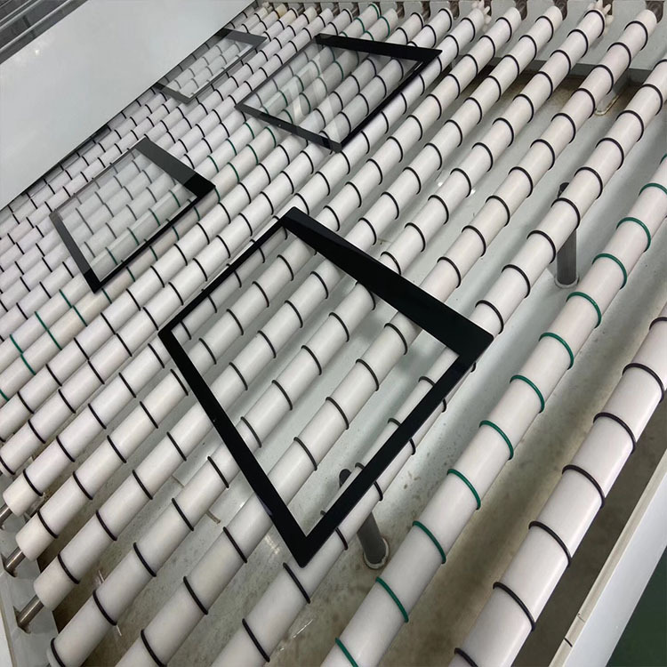 A1418一体机玻璃 A1419黑色丝印AR玻璃 1mm到3mm厚液晶屏钢化玻璃