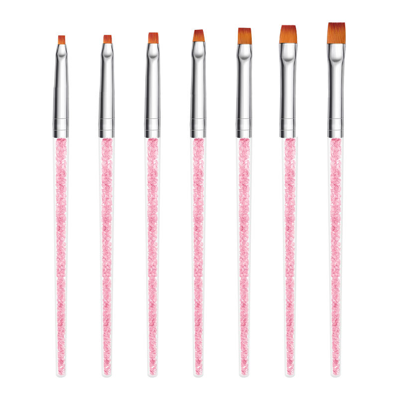 15-piece Pen Tool Uv Pen Crystal Pen Silicone Pen Diamond Pen Manicure Painting Brush Set display picture 6