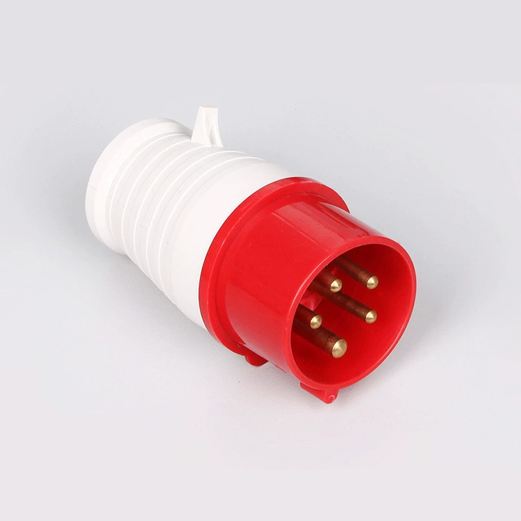 上丰 SF-025 5-core 32A industrial plug waterproof plug butt IP44 three-phase five-wire plug 3P+N+E