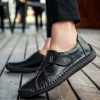 Men's footwear for leisure for leather shoes English style, plus size