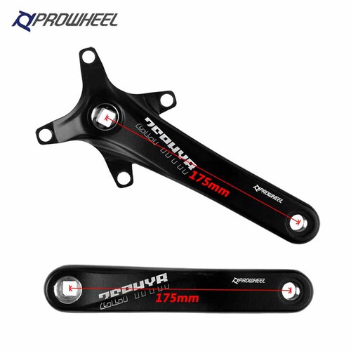 prowheel Haomeng mountain bike crankset 104BCD square hole crankset modified single and double disc left and right cranks