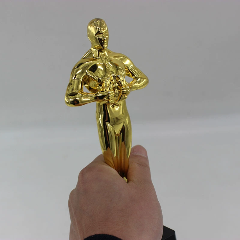 Глобальная/международная trophy Оскар статуэтка трофей металл трофей производство кристаллический трофей творческий подарок печать оптовая