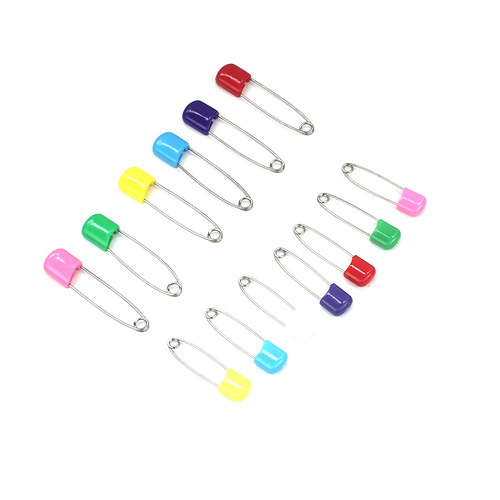Colorful cartoon children's safety pin multi-purpose small baby pin buckle baby safety pin factory direct sale