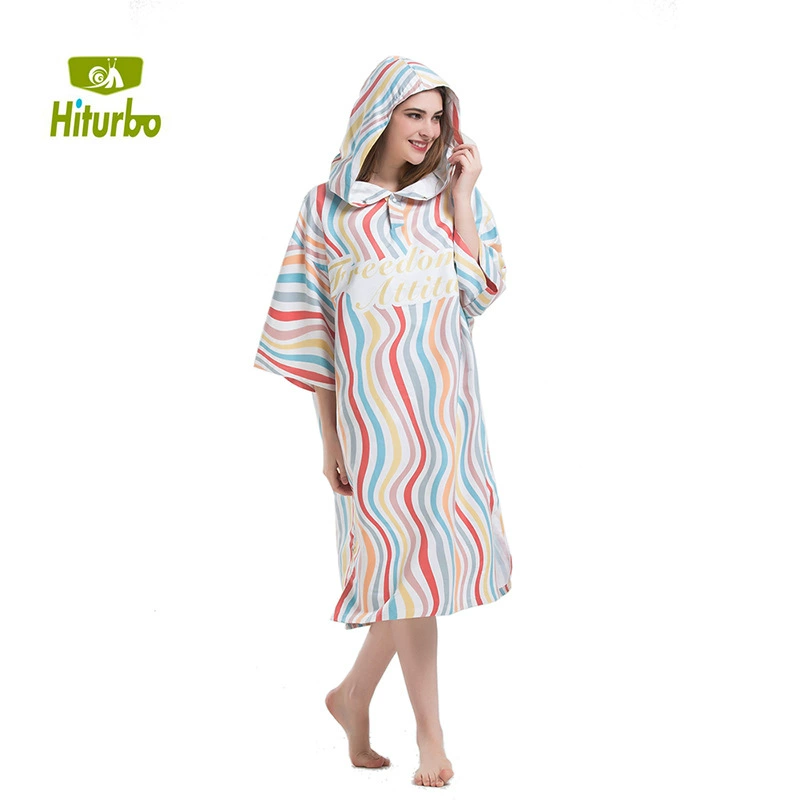 Bath towel, trench coat, quick dry beach bathrobe for traveling