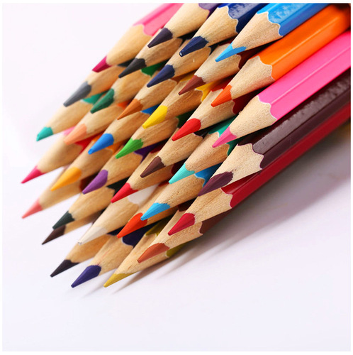 Colored pencils, 36 colors, bucket, children's doodle painting, art class, hexagonal sketch pencils, 48 colors, journal pencils