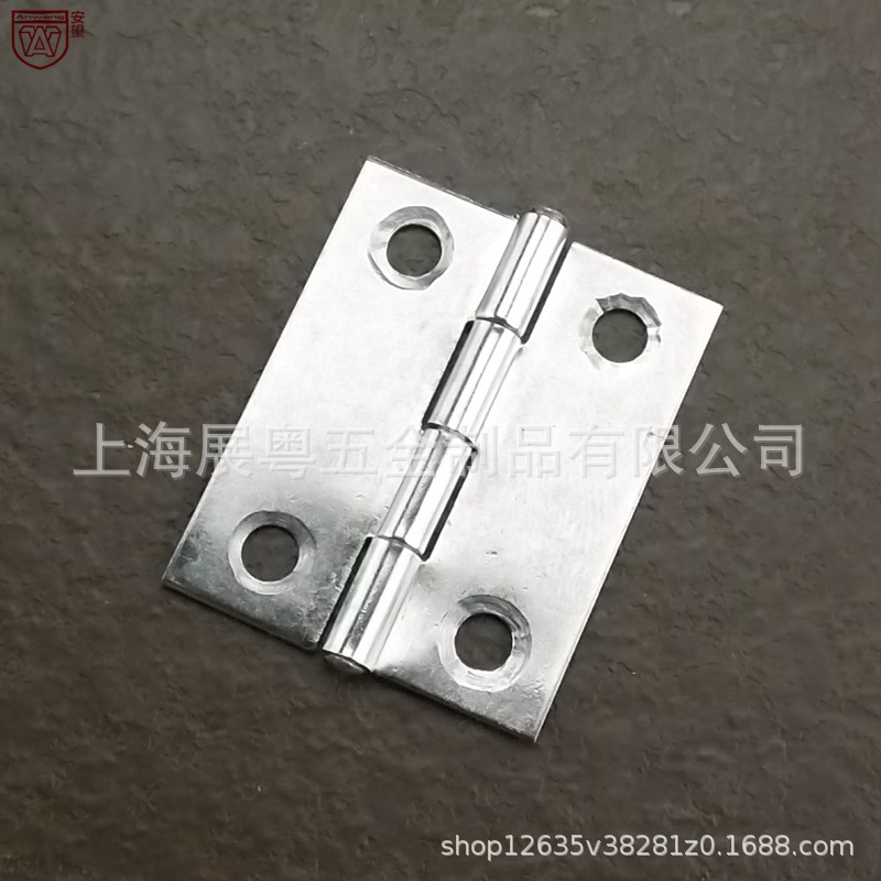 AW Anwang bisagra bisagra bisagra de acero inoxidable de 1.5 pulgadas bisagra bisagra de puertas y ventanas de acero inoxidable pequeña bisagra