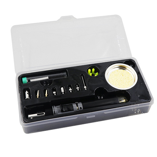 VA105K gas soldering iron set 12-in-1 multifunctional gas soldering iron portable pen-type gas electric soldering iron