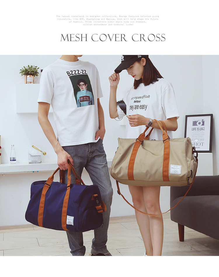 Unisex Basic Classic Style Solid Color Oxford Cloth Travel Bags display picture 48