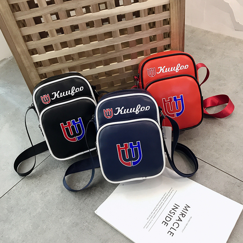printing PU The single shoulder bag Mini Inclined shoulder bag Little Bag Leisure Backpack Chaopai Disco dancing More
