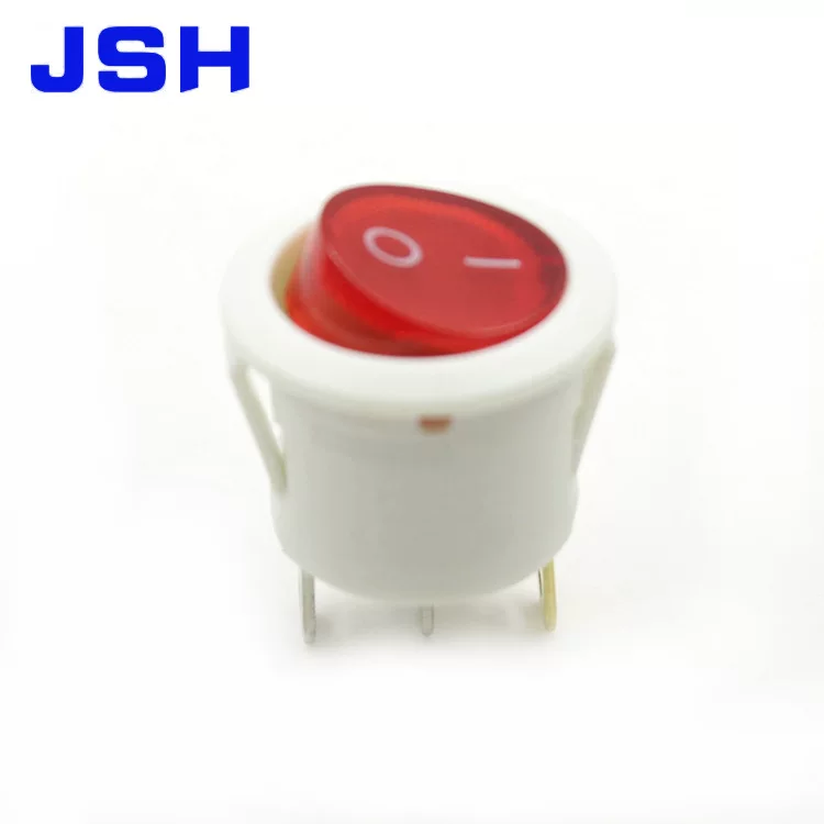 Круглая LED-кнопка с подсветкой, 12В