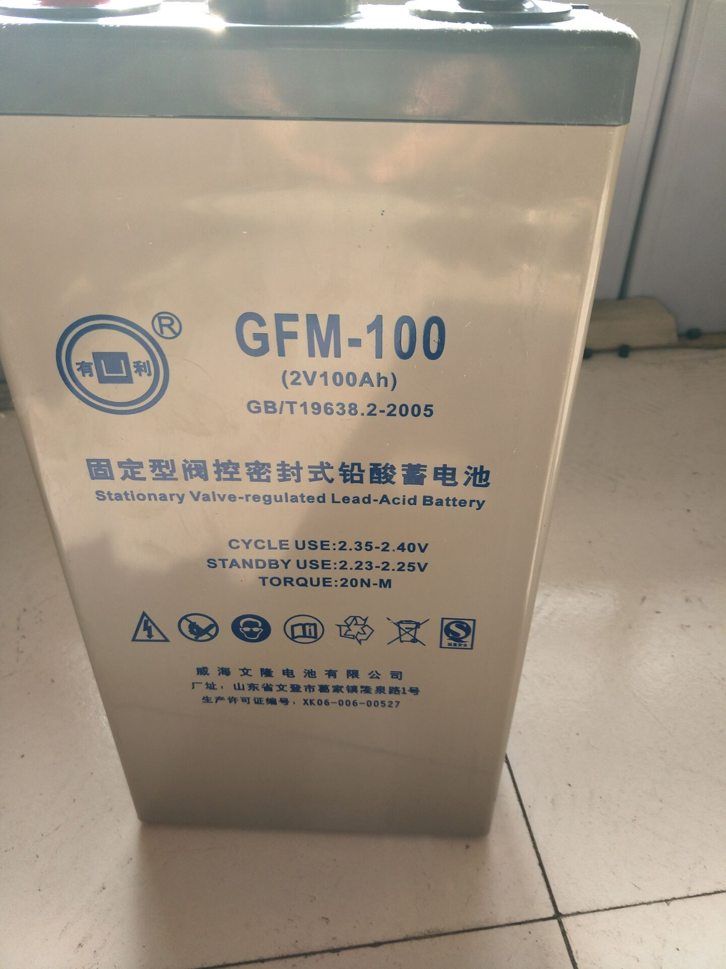 有利蓄电池2V100AH GFM-100电站直流屏机柜电源阀控式蓄电池现货