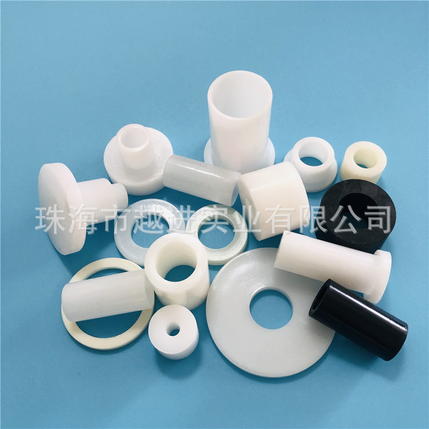 加工定制 T型尼龙垫片 耐磨尼龙台阶垫 抗冲击尼龙轴承套