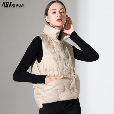 Autumn and winter have cash less than that is registered in the accounts Vest 2021 new pattern Down vest